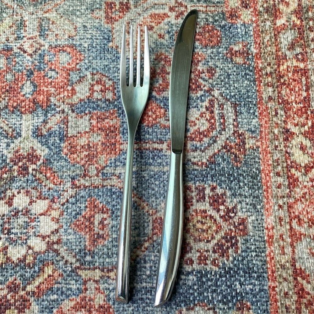 Sambonet knife and fork